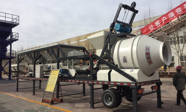 YHZM30 mobile concrete mixing station