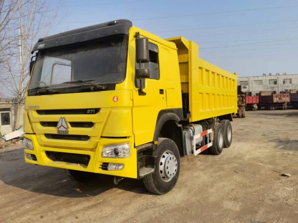 Howo 6*4 Dump Truck 375HP EuroII 10 wheels Used Tipper