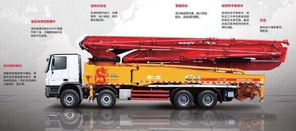 Sany 43m Concrete Pump Trucks