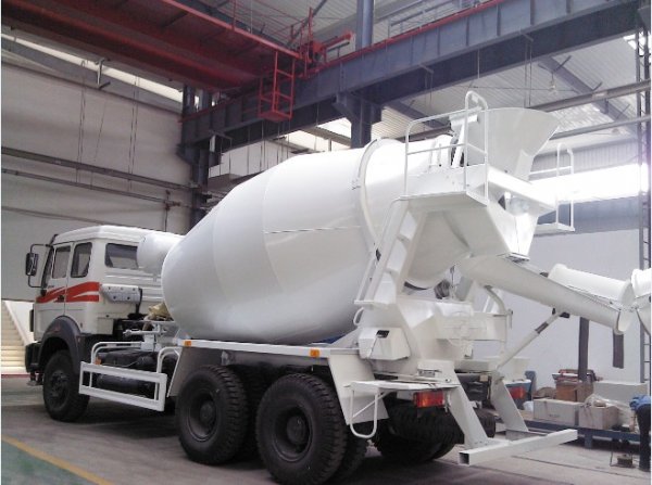 North Benz / Beiben NG80 6×4 concrete mixer truck for sale