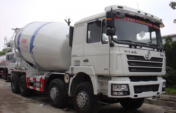 Shacman Dlong 8×4 385hp 12wheel 12 cbm concrete mixer truck