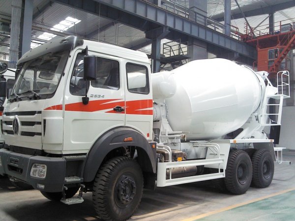 North Benz 6×4 5cbm-9cbm Beiben cement mixer truck